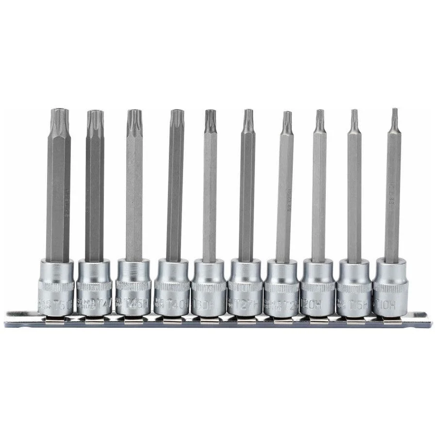 Draper Tools 3/8" Steckschlüsselschiene resi torx lang, 10tlg D16333