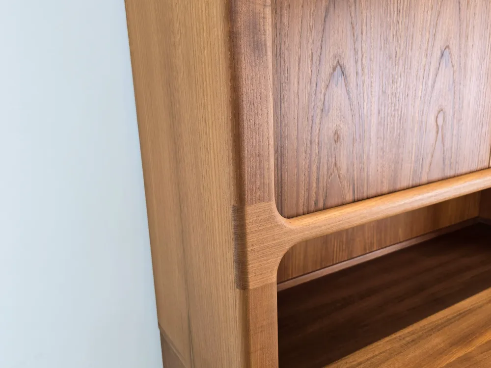 DYRLUND TEAK SCHRANK vintage danish denmark kommode wohnzimmer