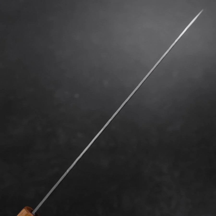 Gyuto White Steel #1 Edelstahlummantelung Tsuchime Yaki Urushi Griff 240mm