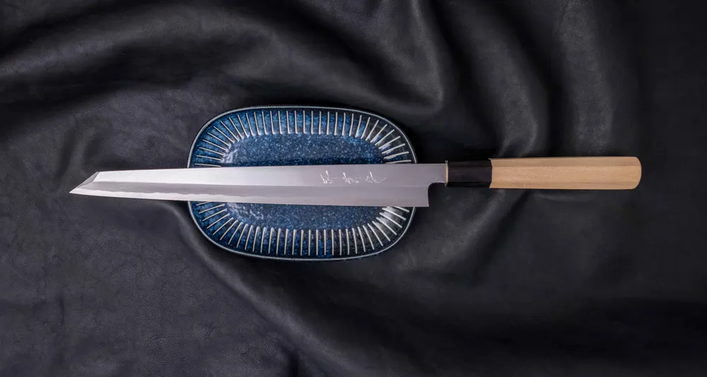 Kawamura Kiritsuke Yanagiba Aogami #1 300mm (11,8") LINKS