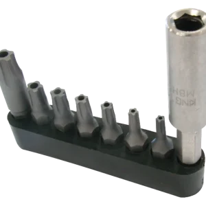 KING TONY Profi-Werkzeuge - RESISTORX® Plus Bitset - 8 tlg. 1008CQ