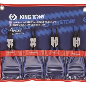 KING TONY Profi-Werkzeuge - Sprengringzangen-Set - 4 tlg. 42114GP