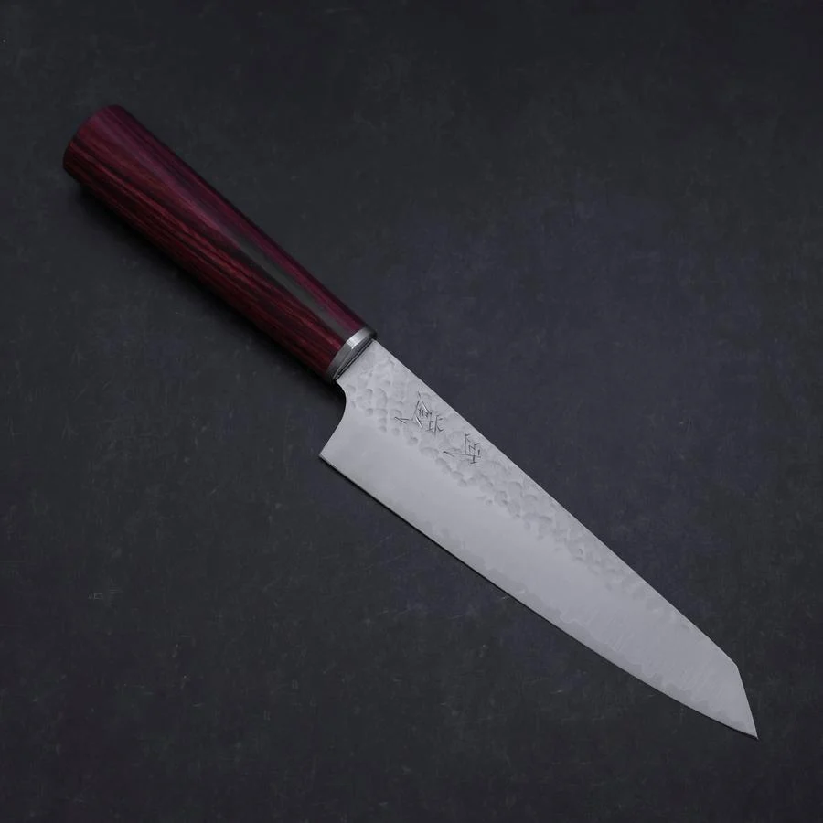 Kiritsuke Petty VG-10 Tsuchime Roter Westlicher Griff 150mm