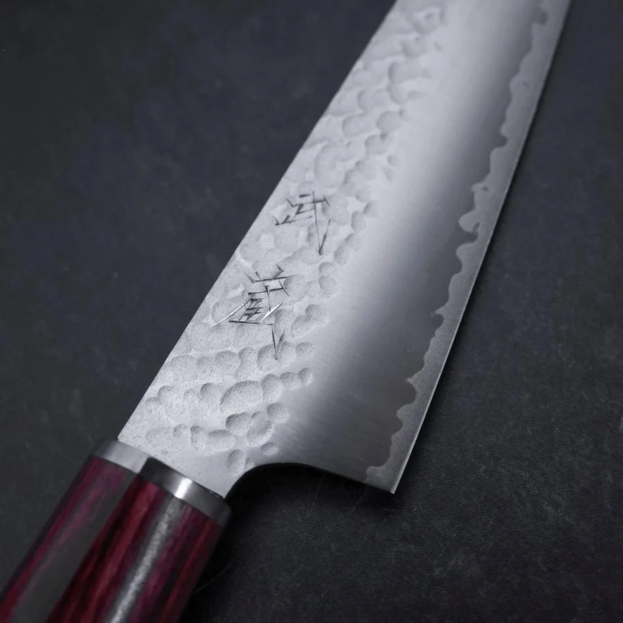 Kiritsuke Petty VG-10 Tsuchime Roter Westlicher Griff 150mm