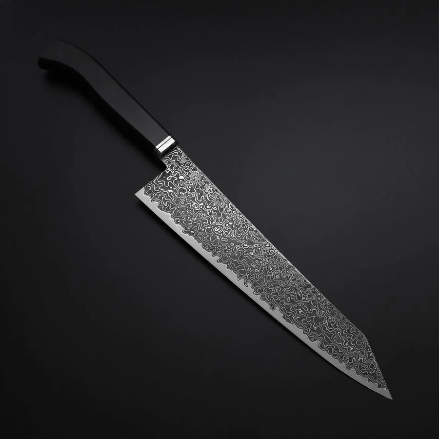 Kiritsuke SG-2 Kurozome Nickel Damast Westlicher Ebenholz Griff 240mm