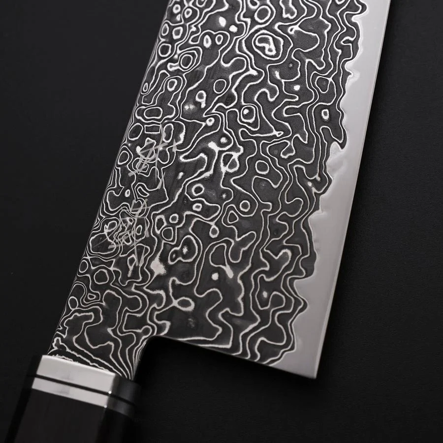 Kiritsuke SG-2 Kurozome Nickel Damast Westlicher Ebenholz Griff 240mm
