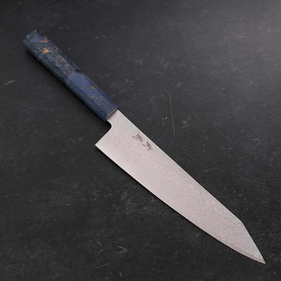 Kiritsuke SG-2 Wellen-Nickel Damast Ahornholz Griff 210mm