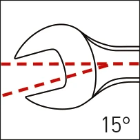 Kraftwerk PRO LINE Ring-Maulschlüssel 1/4"