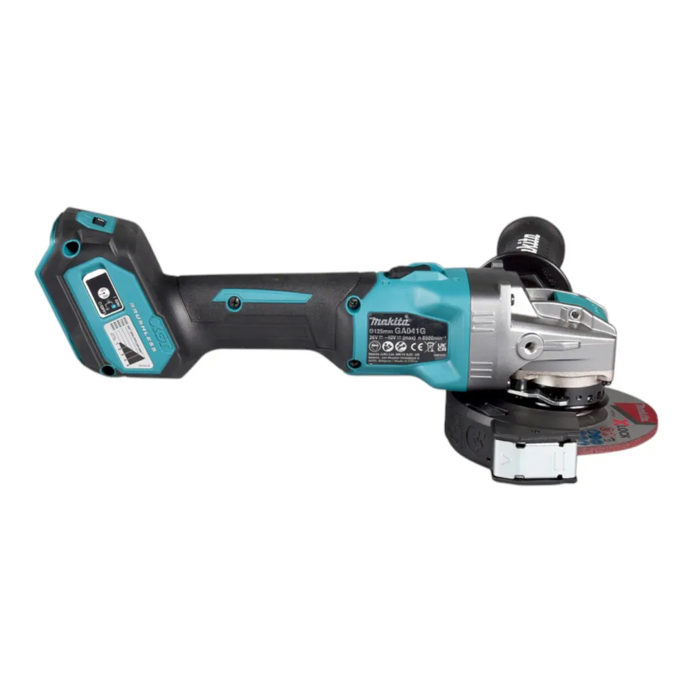 Makita GA 041 GZ Akku Winkelschleifer 40 V max. 125 mm X-LOCK Brushless Solo - ohne Akku, ohne Ladegerät