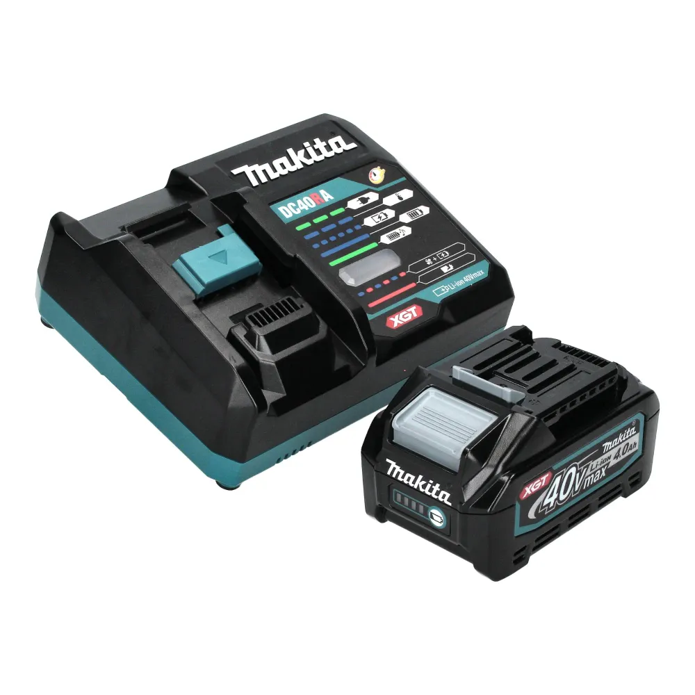 Makita GA 047 GM101 Akku Winkelschleifer 40 V max. 125 mm X-LOCK Brushless + 1x Akku 4,0 Ah + Ladegerät