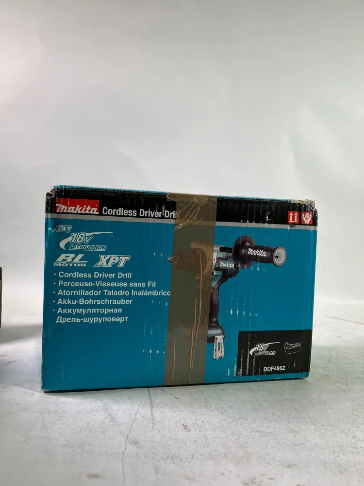 Makita DDF 486 Z Akku Bohrschrauber 18 V 130 Nm Brushless Solo - ohne Akku, ohne Ladegerät - Reparaturgerät