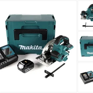 Makita DHS 660 RG1J Akku Handkreissäge 18V 165 mm im Makpac + 1x 6,0Ah Akku + Ladegerät