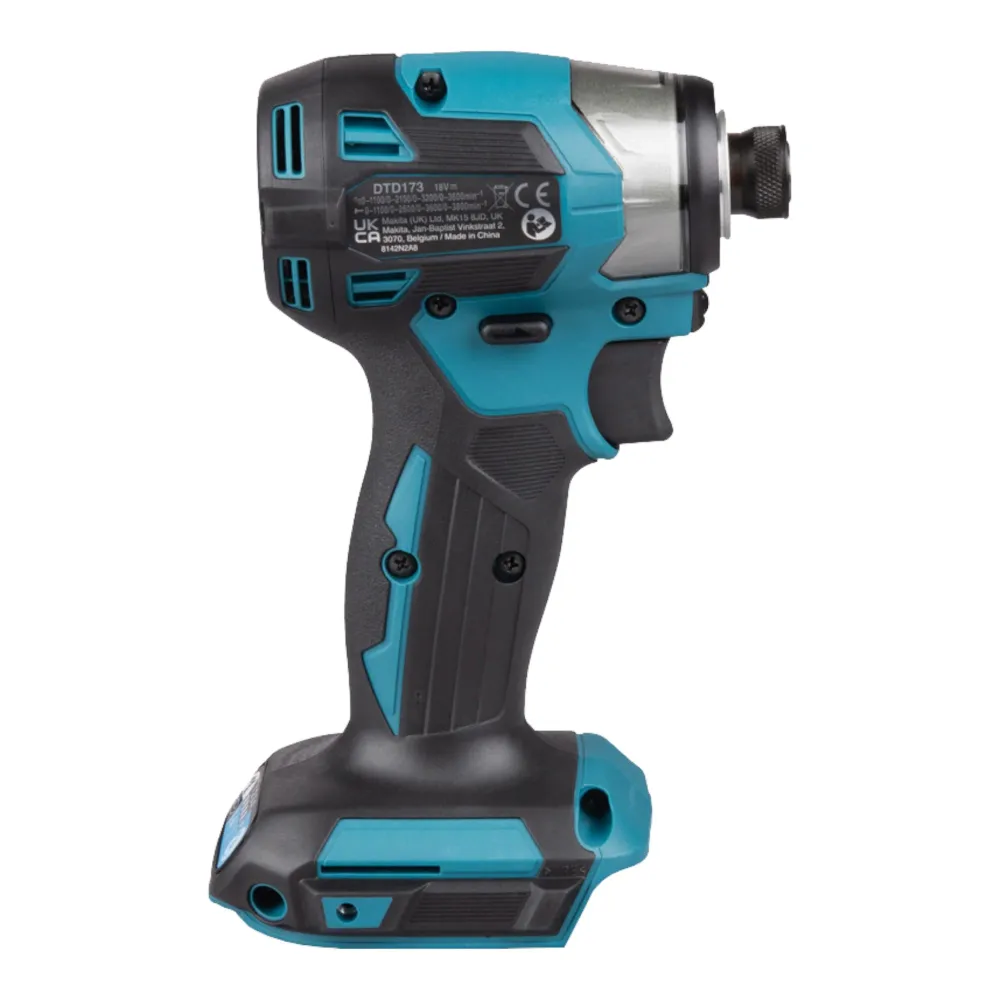 Makita DTD 173 RT Akku Schlagschrauber 18 V 180 Nm 1/4“ Brushless + 2x Akku 5,0 Ah + Ladegerät