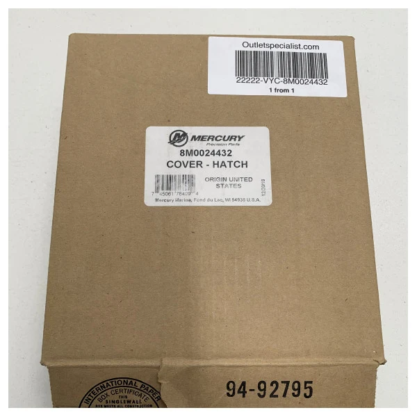 Mercury Mercruiser Hatch Cover 8m0024432