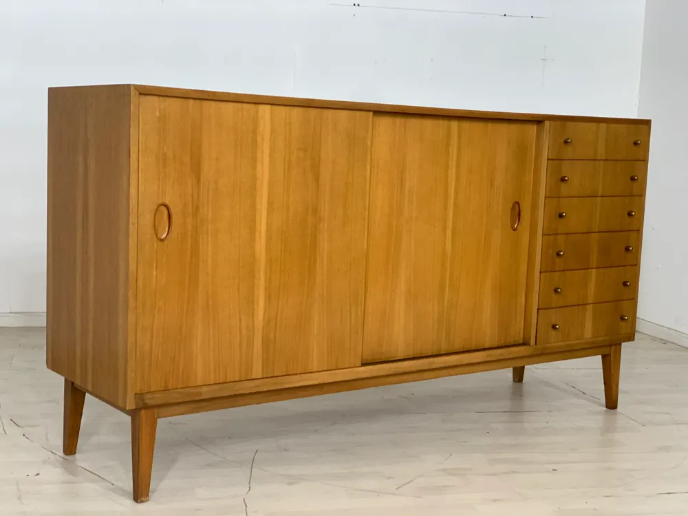 Mid Century Sideboard Schrank Kommode Vintage