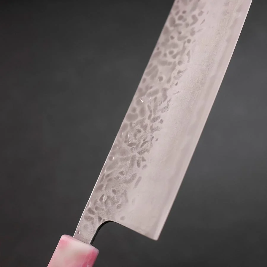 Nakiri AUS-10 Tsuchime Damast Sakura Ozeanplastik Griff 165mm