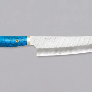 Nigara Kiri-Gyuto SG2 Migaki Tsuchime Türkis 210 mm (8,3 Zoll) [blue]