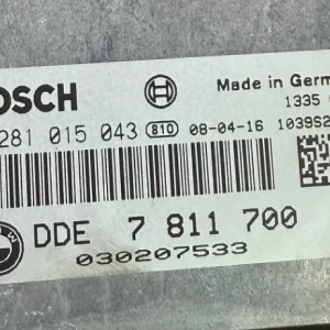 Original Files BMW 120d 130 KW , 177 HP PS , Bosch EDC17CP02 0281015043 DDE7811700 HW 07811700 SW 1037394079 Software upgr...