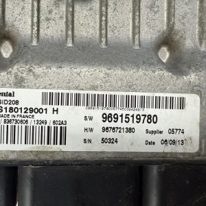 Original Files Peugeot Boxer 2.2 HDi Continental SID208 S180129001H 9691519780 HW 9676721380 SW 9691519780 Software upgrad...