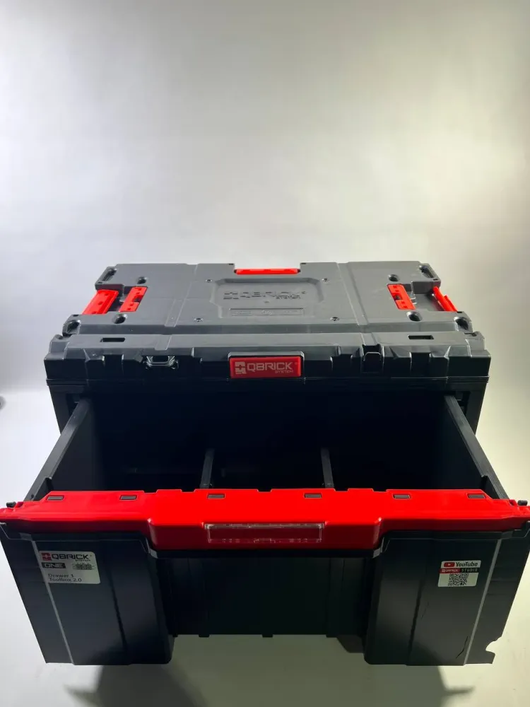 Qbrick System ONE Drawer 1 Toolbox 2.0 Werkzeugbox 587 x 380 x 340 mm 32,5 L mit einer Schublade - Beschädigt