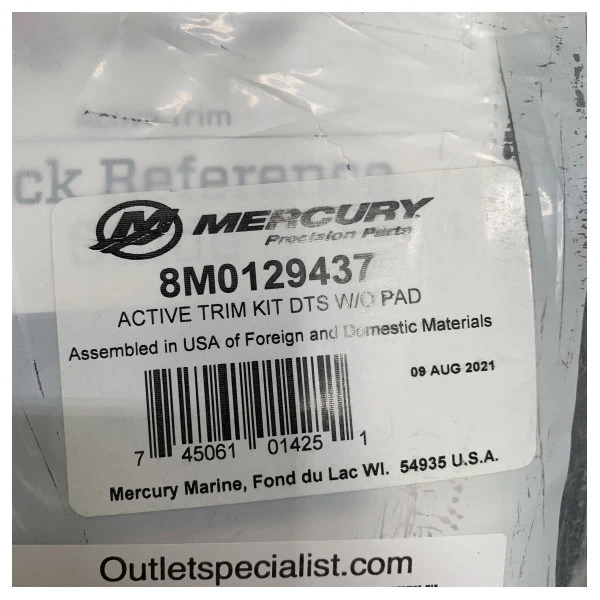 Quecksilber Mercruiser DTS Active Trim Integration Kit - 8M0129437