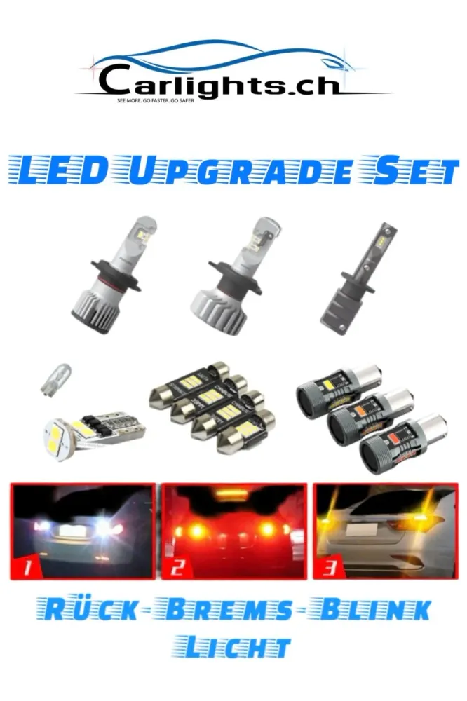RENAULT Kangoo, Be BOP, Z.E. (2.Gen. ) W, KW, FW 2008 bis 2012 LED Upgrade-Set
