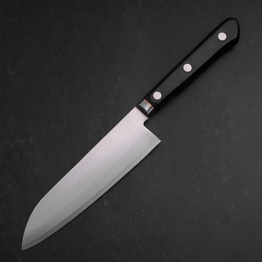 Santoku VG-1 Poliert Westlicher Griff mit Kupfer-Inlay 135mm