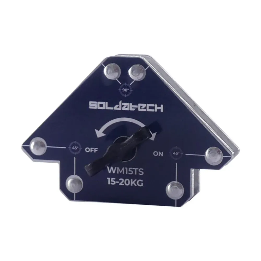 SOLDATECH Schaltbarer Schweißmagnet 15 - 20kg - Pfeil-Schweißmagnet