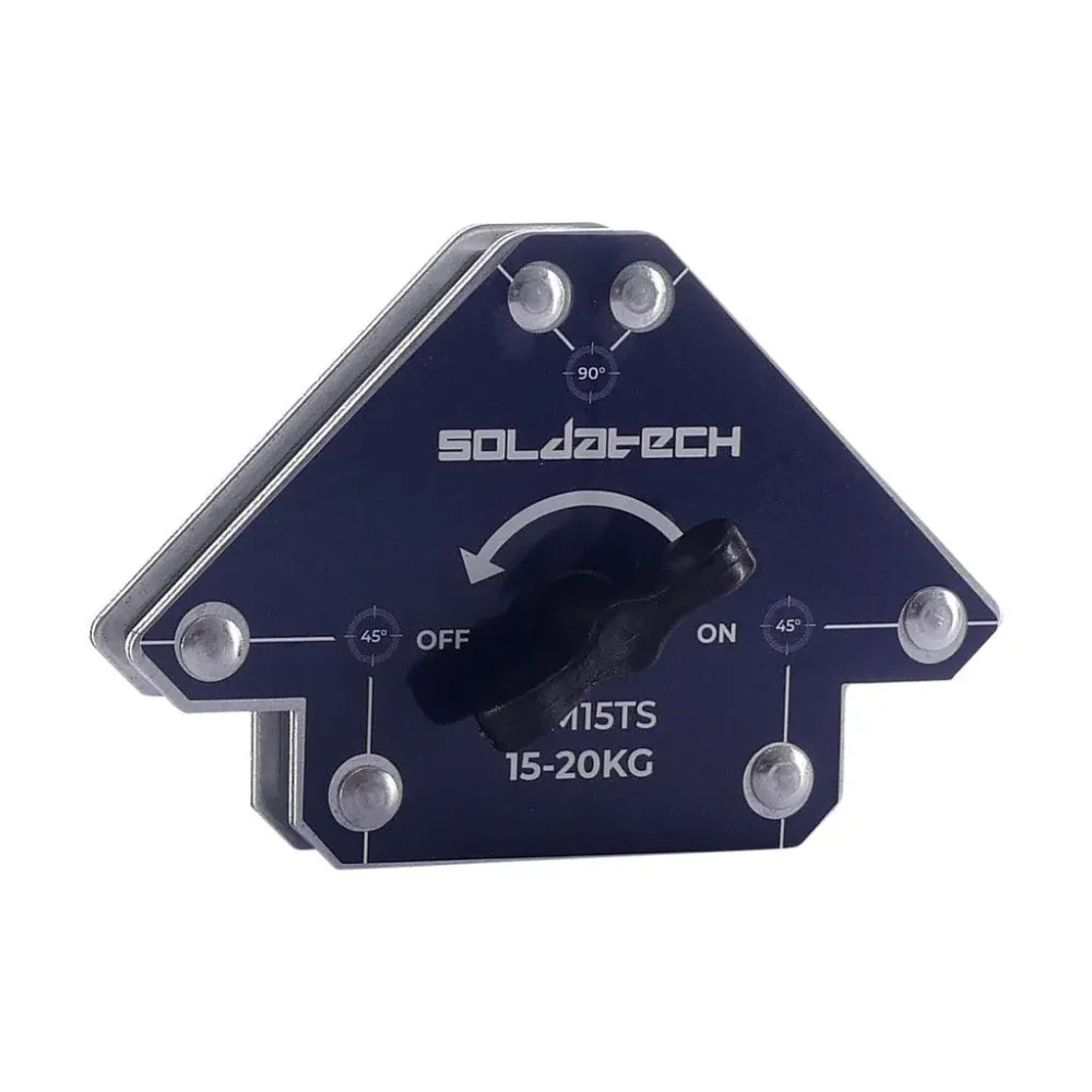 SOLDATECH Schaltbarer Schweißmagnet 15 - 20kg - Pfeil-Schweißmagnet