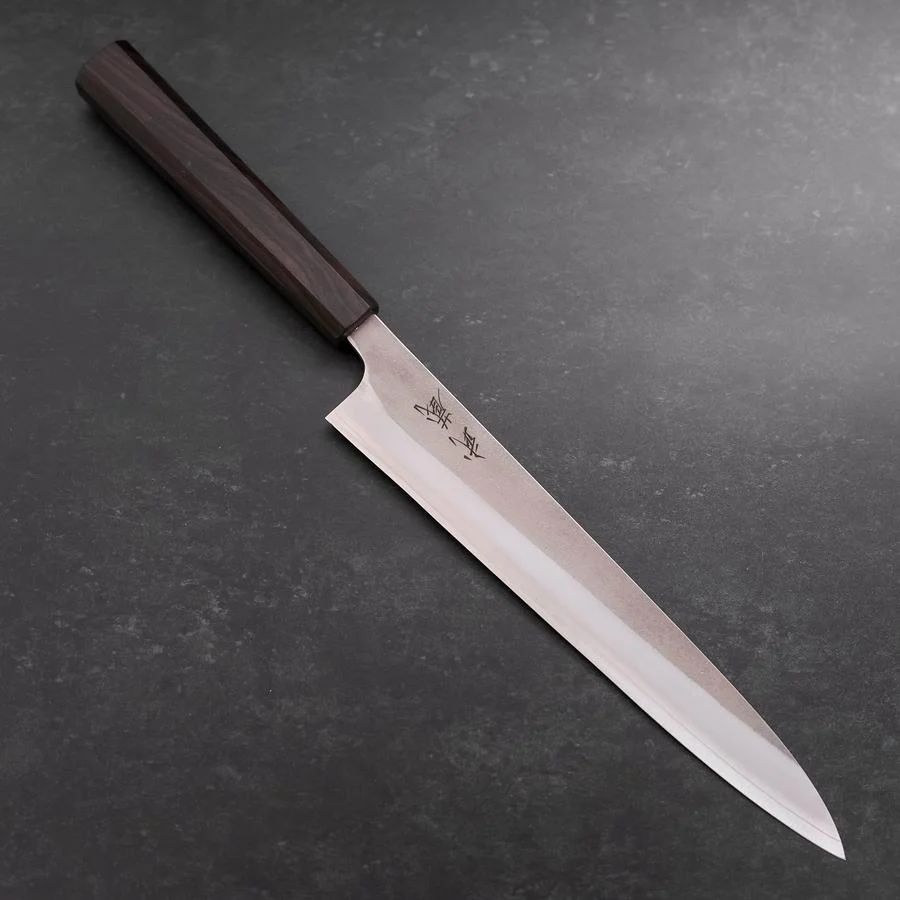 Sujihiki SKD11 Nashiji Ebenholz Griff 240mm