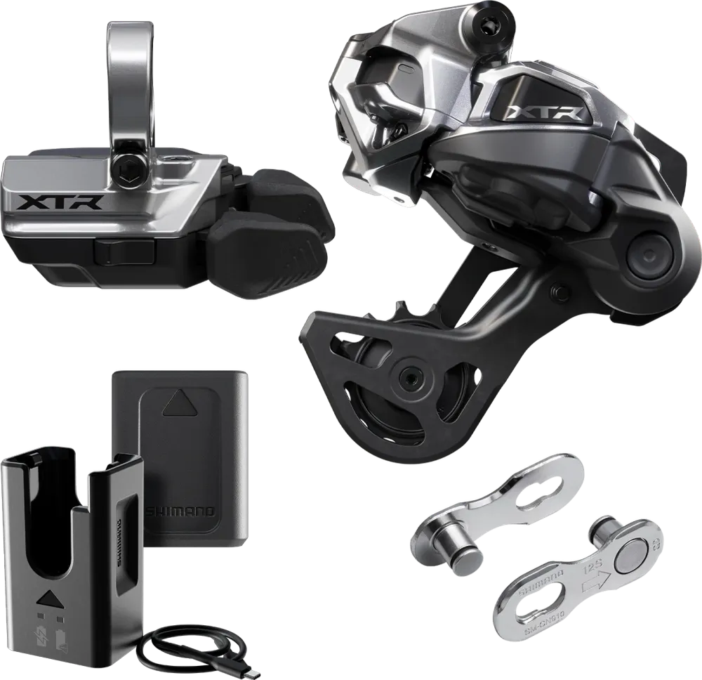 Upgrade-Kit SHIMANO XTR Di2 Wireless M9250-GS Mittlerer Gabelkopf Montage Schelle
