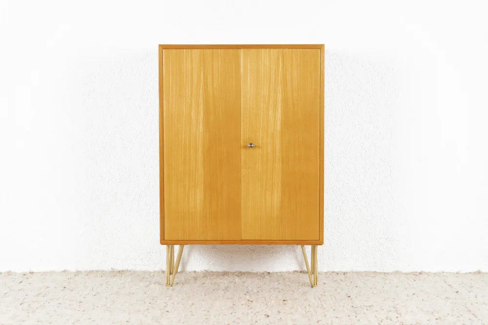 Vintage Kommode Schrank Holz Mid Century