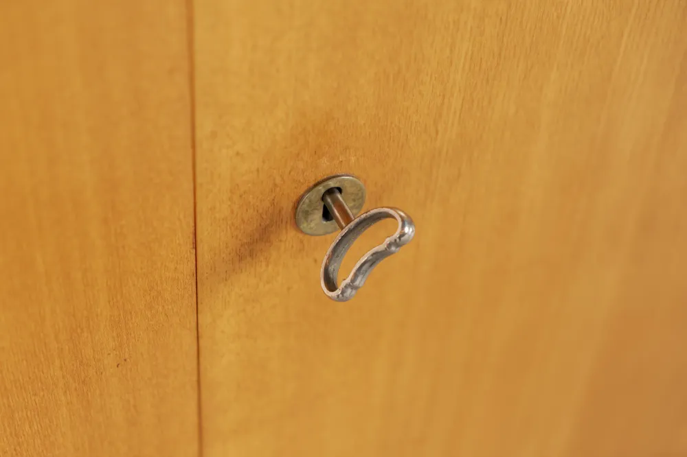 Vintage Kommode Schrank Holz Mid Century