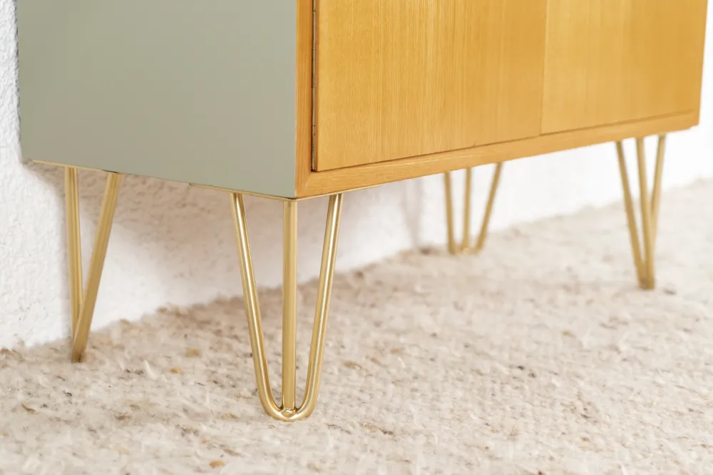 Vintage Kommode Schrank Holz Mid Century