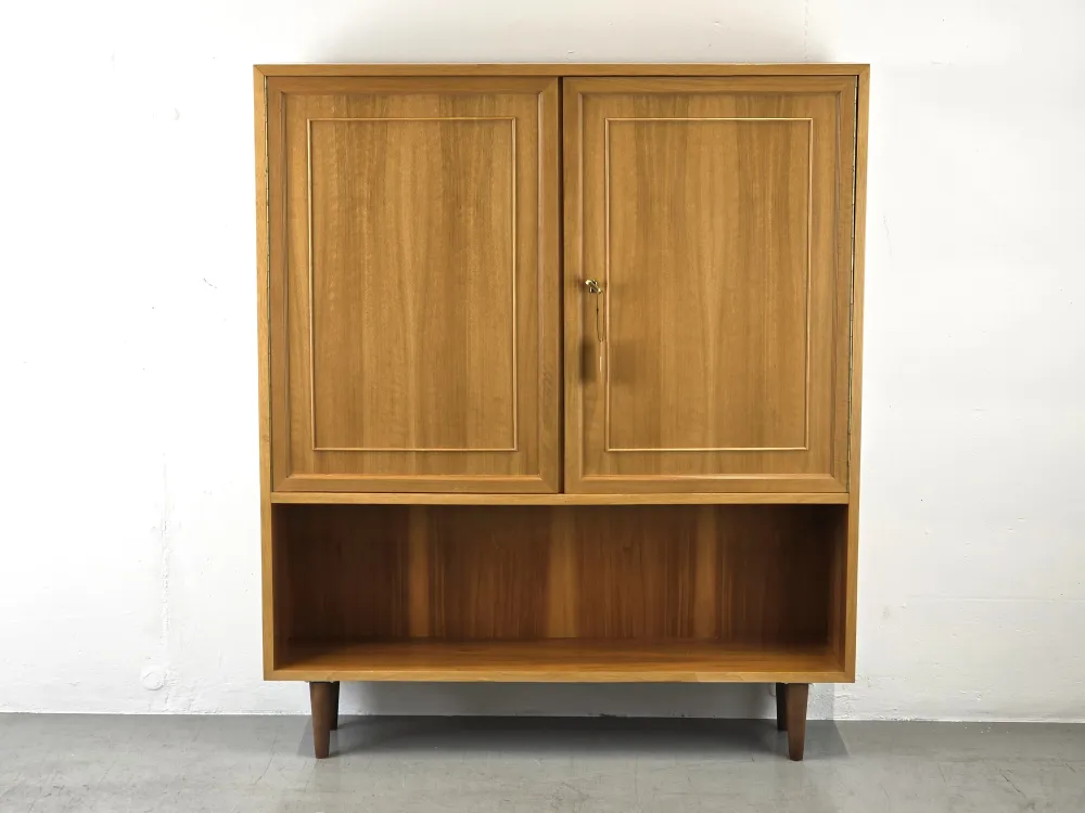 VINTAGE KOMMODE schuschrank nussbaum schuhkommode flur schrank