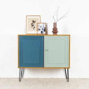 Vintage Sideboard Kommode Schrank Mid Century GERO Holz Nuss