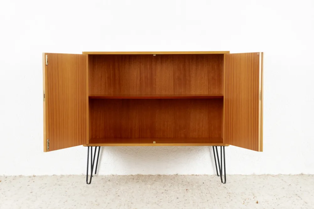 Vintage Sideboard Kommode Schrank Mid Century GERO Holz Nuss