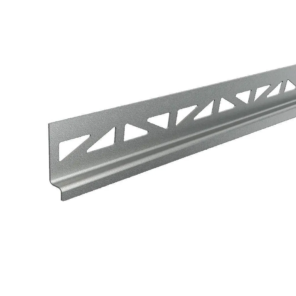 Wandanschluss Gefällekeil links ( Blickrichtung zur Rinne) SHOWER-GK TILE Edelstahl (V2A/304) strukturbeschichtet betongra...