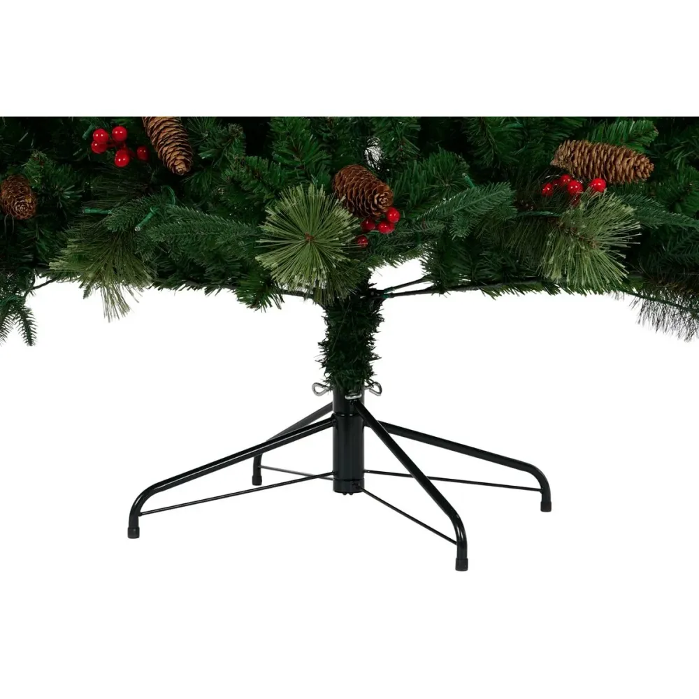 Weihnachtsbaum DKD Home Decor Rot grün Polyäthylen 100 x 100 x 180 cm