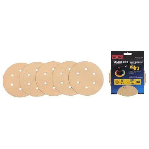 ZionAir 5x Schleifscheibe mit Löcher Körnung P320 Ø 150 mm
