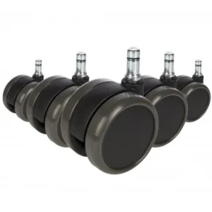 B-Ware Hjh Office Bürostuhlrollen Hartboden 10x65mm 5 Stück Rolo 619009 Stuhl 2 Sets