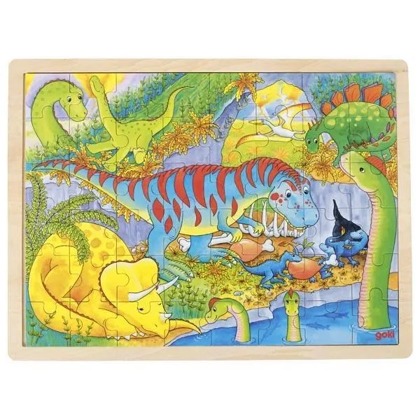 Einlegepuzzle "Dinosaurier" 48 Teile