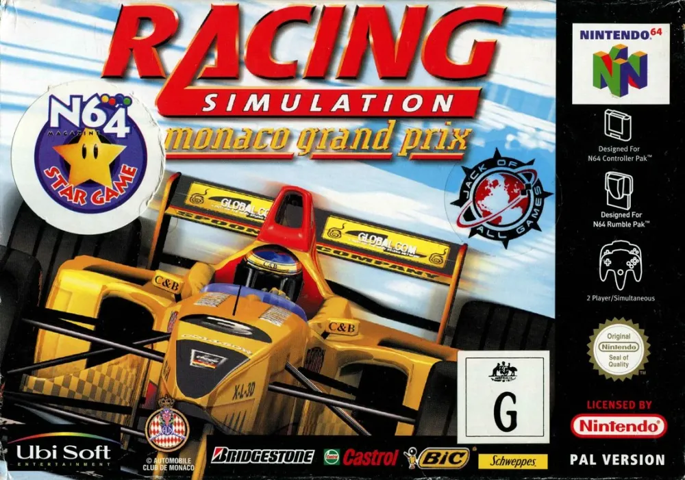 Monaco Grand Prix 2 Racing Simulation