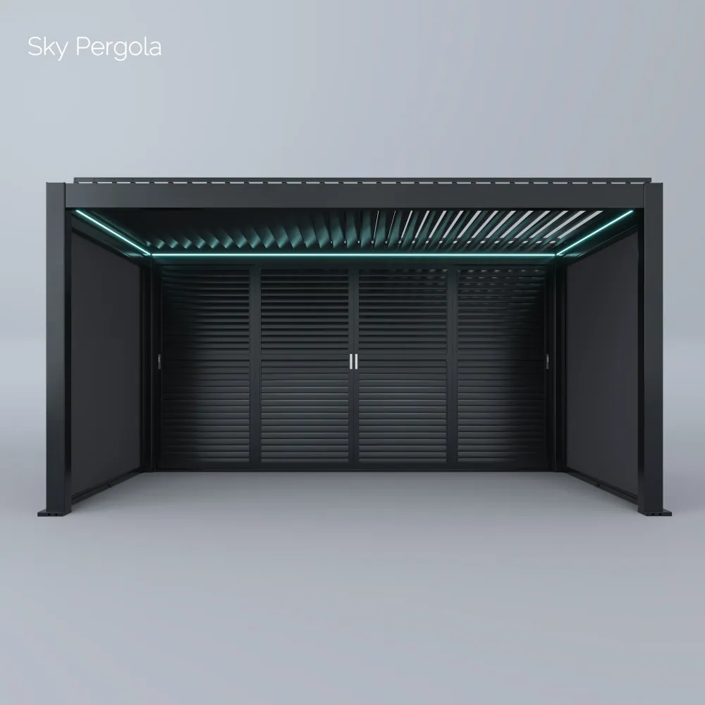 Spa Solutions Sky Pergola SkyMax Ultra Aluminium Pergola LED 3m x 5m motorisiert