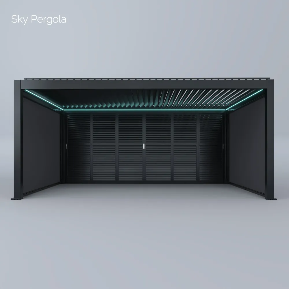 Spa Solutions Sky Pergola SkyMax Ultra Aluminium Pergola LED 4m x 6m motorisiert