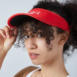 Tennis Sun Visor, rot