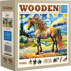 Wooden City Puzzle Holz M Modern Horse